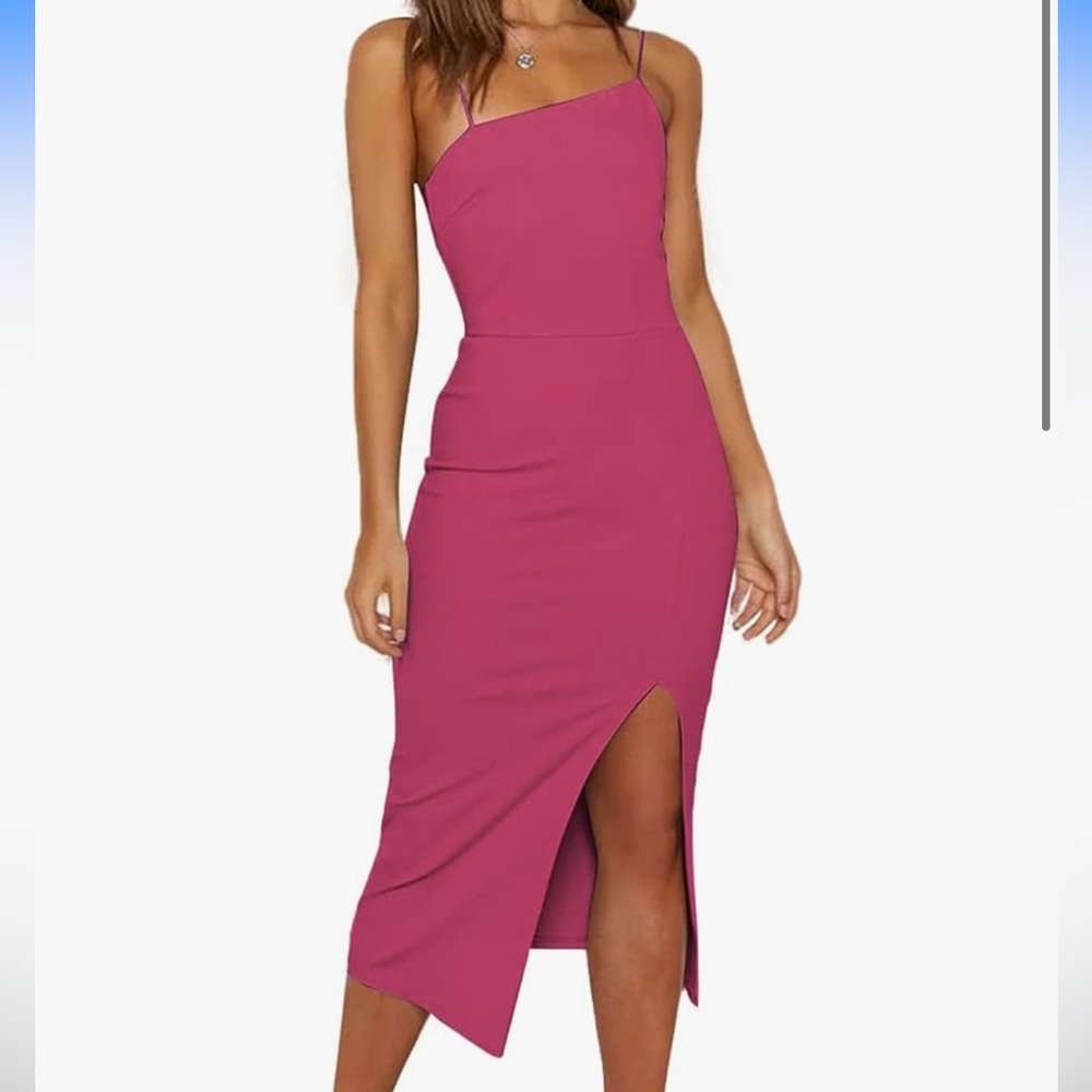 Pink Midi Dress